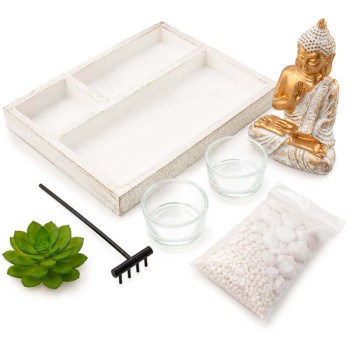 Jardín zen buda — set decorativo de meditación | Gran Velada