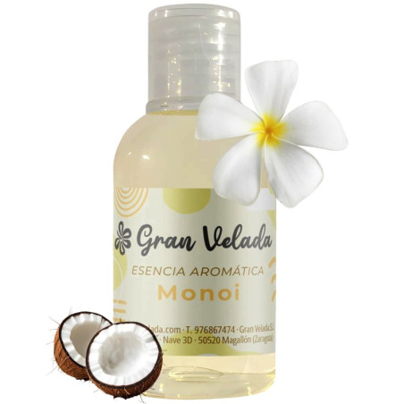 Essenz von Monoi zur Herstellung von Parfums, Kosmetika und Kerzen. Online-Verkauf
