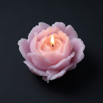 Klassische rosa Kerzenform.
