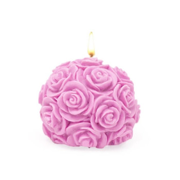 Kleine Rosenkugel Kerzenform.