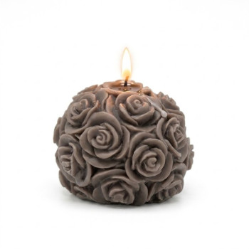 Kleine Rosenkugel Kerzenform.