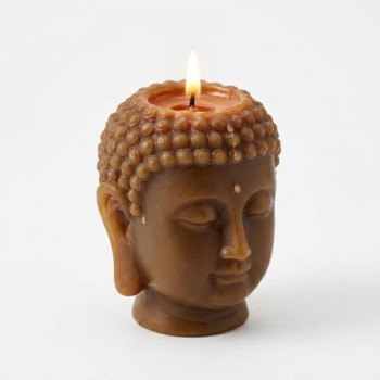 Zwei kleine Zwillings-Buddha-Köpfe zur Herstellung von Seifen.