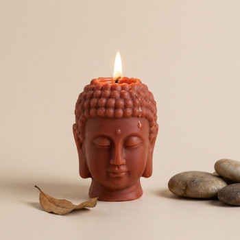 Zwei kleine Zwillings-Buddha-Köpfe zur Herstellung von Seifen.