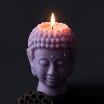 Zwei kleine Zwillings-Buddha-Köpfe zur Herstellung von Seifen.