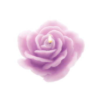 Öffnen Rosa Form zur Herstellung von Kerzen.