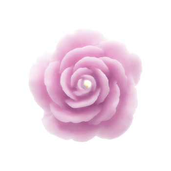Öffnen Rosa Form zur Herstellung von Kerzen.