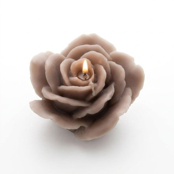 Öffnen Rosa Form zur Herstellung von Kerzen.