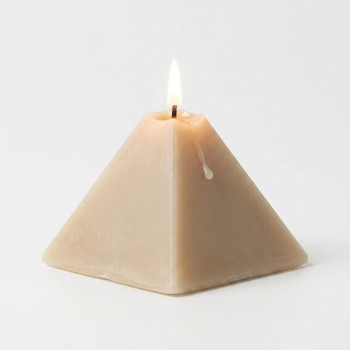 2 kleine Pyramiden Silikon 4,5x4,5 cm Form zur Herstelung von Kerzen.