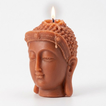 Gekrönter Buddha Form zur Herstellung von Kerzen.