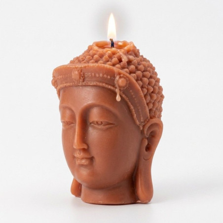 Gekrönter Buddha Form zur Herstellung von Kerzen.