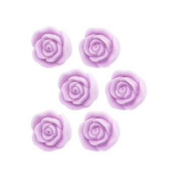 Form 6 klassische Rosen zur Herstellung von Kerzen.