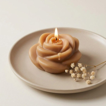 Silikonform Öffnen Rosa 3D.
