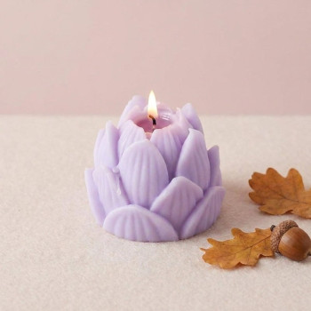 Molde para velas con forma de ramo