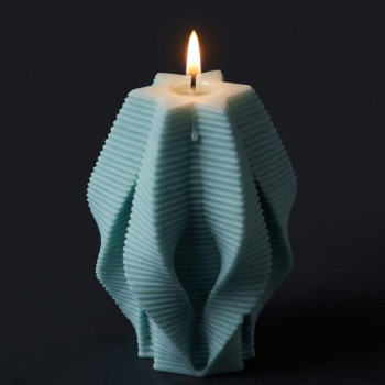 Molde para velas flor de peonía 5