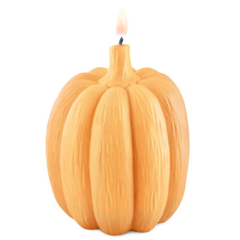 Breite Kürbisform zum Kerzengießen für Halloween