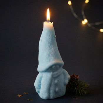 Heiße Silikonform Schneemann zum Herstellen von Weihnachtskerzen.