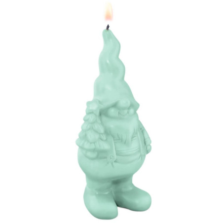 Silikonform Elf mit Weihnachtsbaum zum Kerzenmachen.