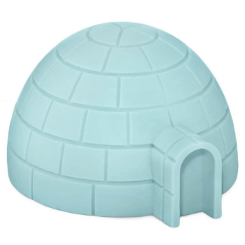 Molde de silicone iglu para fazer velas, sabonetes e enfeites de Natal