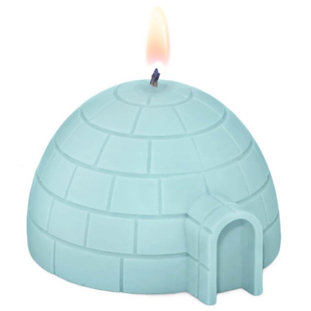 Molde de silicone iglu para fazer velas, sabonetes e enfeites de Natal
