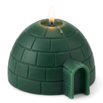 Molde de silicone iglu para fazer velas, sabonetes e enfeites de Natal
