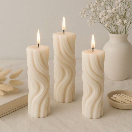 Cemento para figuras amarillo limón para manualidades y piezas decorativas