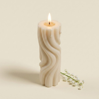 Cemento para figuras naranja calabaza para manualidades y piezas decorativas