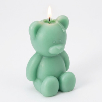 Cemento para figuras verde agua para manualidades y piezas decorativas