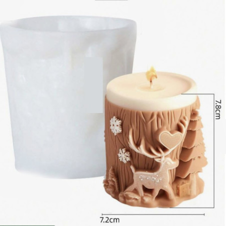 Molde de silicona para velas gato sentado | Gran Velada