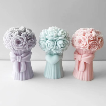 Molde de silicona para velas lirios | Gran Velada