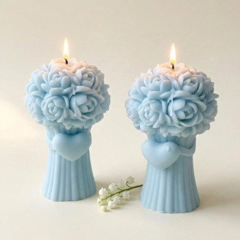 Molde de silicona para velas girasol pequeño | Gran Velada