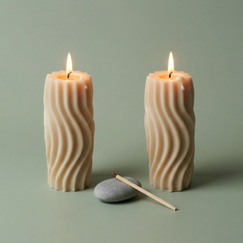 Cera perlada naranja clásico | Pearled wax de colores | Gran Velada