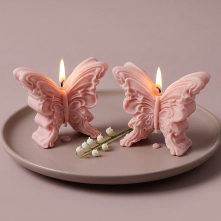 Molde para velas flor de plumeria