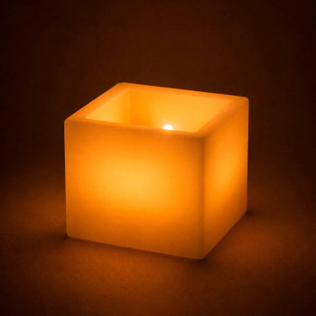 Molde fanal cuadrado mini - Silicona para velas decorativas