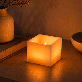 Molde fanal cuadrado mini - Silicona para velas decorativas