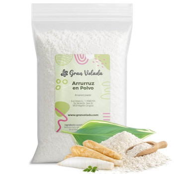 Comprar arrurruz en polvo ecológico para cosmética | Gran Velada