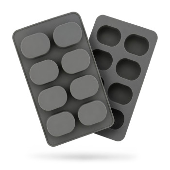 Molde óvalos para wax sachet 8 cavidades