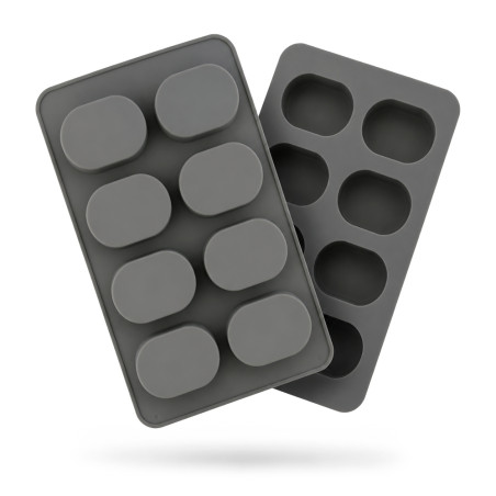Molde óvalos para wax sachet 8 cavidades