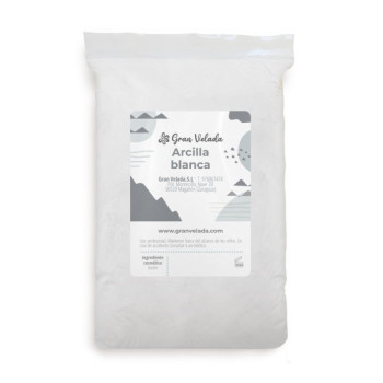 Weißer Kaolin-Ton für Kosmetika und Masken. Gran Velada