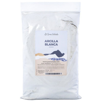 Weißer Kaolin-Ton für Kosmetika und Masken. Gran Velada