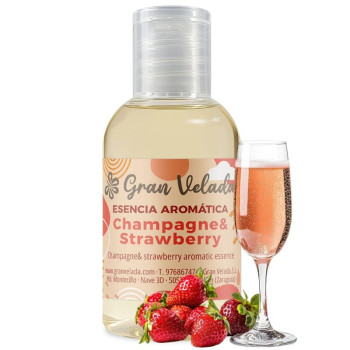 Duftöl Champagner & Erdbeere – Eleganter, fruchtiger Duft für Kosmetik.