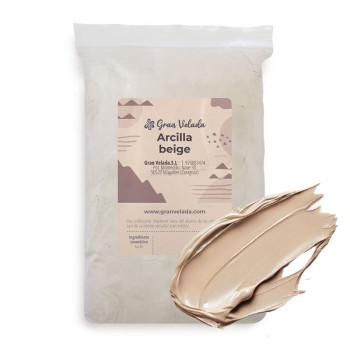 Kaufen Sie beige Tonerde für Kosmetika. Online-Verkauf