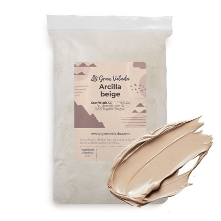 Kaufen Sie beige Tonerde für Kosmetika. Online-Verkauf