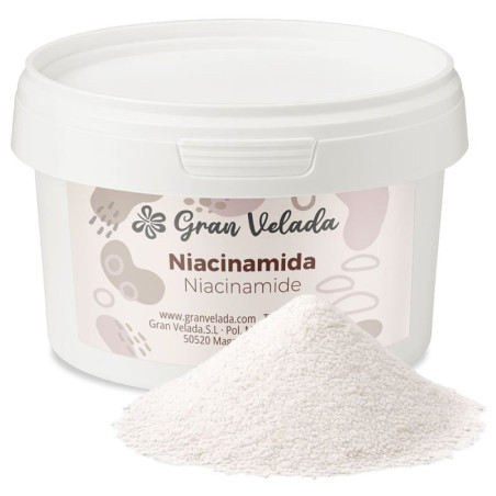 Reines Niacinamid. Vitamin B3 zur Herstellung von Kosmetika.