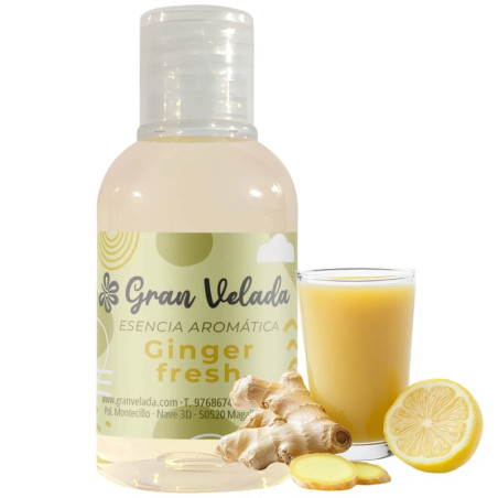 Frische Essenz von Ingwer. Zitrusfrüchte und würzig. Online-Verkauf