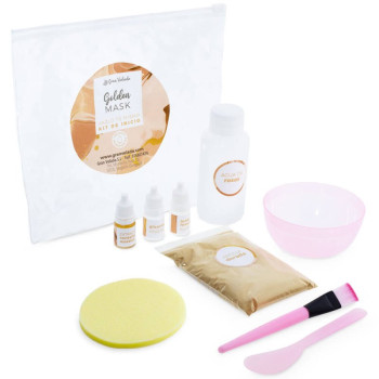 Kit goldene Maske: goldene Gesichtsmaske | Gran Velada