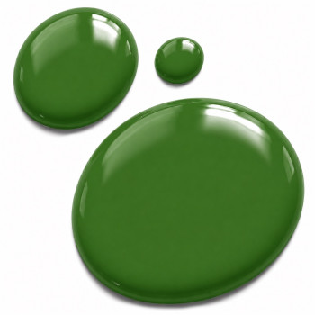 Grasgrünes Flüssigpigment für handgemachte Ölseife.