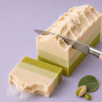 Farbstoff für handgemachte Seife, pistaziengrünes flüssiges Pigment.