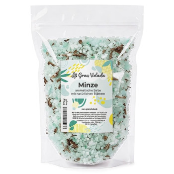 Sales aromáticas de menta con hojas naturales | Gran Velada