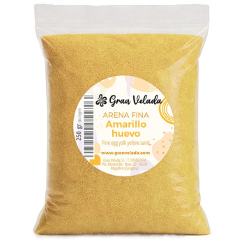 Feines eigelbes Sand zum Basteln. Online-Verkauf