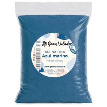 Marineblauer Sand zum Basteln. Online-Verkauf.